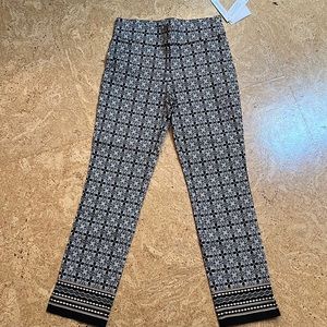 NWT Joe B black and taupe ankle pants size small